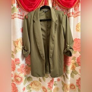 Olive Green Women's Blazer